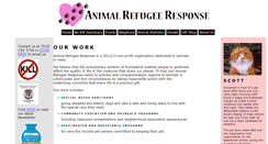 Desktop Screenshot of animalrefugee.org